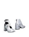 Mm6 Maison Margiela Ankle Boots In Silver