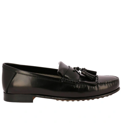 Tod's Loafers Shoes Men  In Black