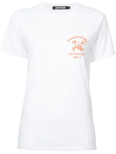 Adaptation Dt Vintage T In White