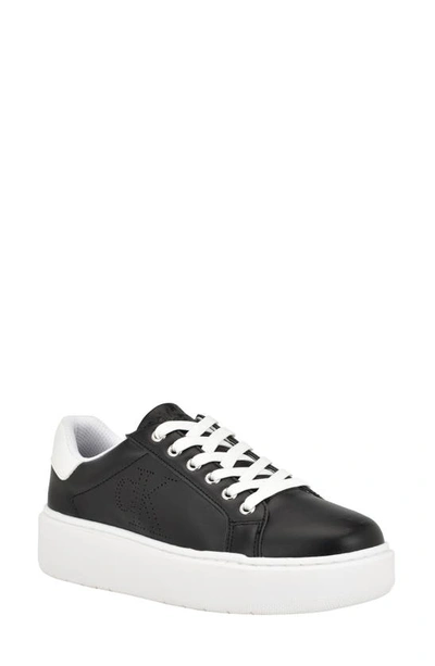 Calvin Klein Daili Metallic Sneaker In Black