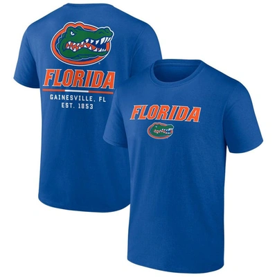 Fanatics Branded Royal Florida Gators Game Day 2-hit T-shirt