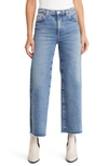 Ag Saige Raw Hem High Waist Ankle Wide Leg Jeans In 18 Years Atlantic