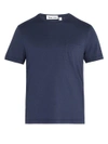 Thorsun Cotton-jersey T-shirt In Blue