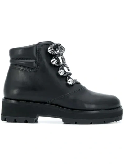 3.1 Phillip Lim / フィリップ リム Dylan Leather Lace-up Hiking Boots In Black