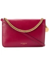 Givenchy Triple Leather Crossbody Bag In Red