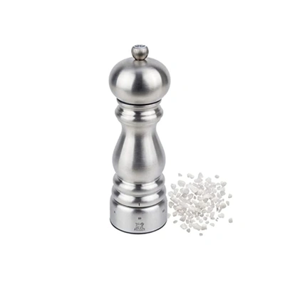 Peugeot Paris Chef U'select Stainless Steel 18cm - 7" Salt Mill In Silver
