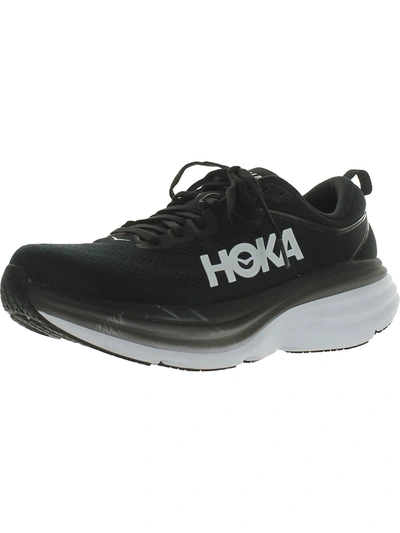 Hoka One One Bondi 8 Womens Mesh Running Athletic And Training Shoes In Multi