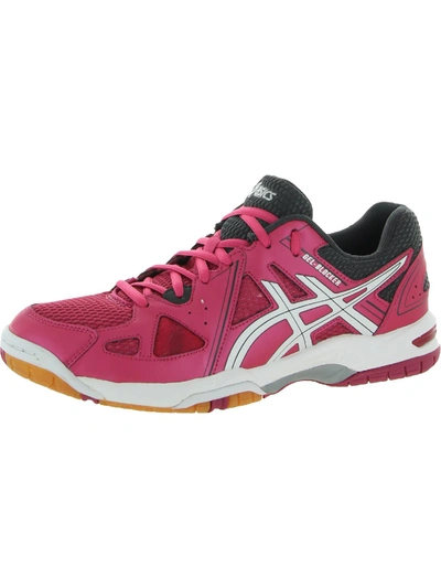Asics Gel-blocker Womens Trainer Sneaker Athletic And Training Shoes In Pink