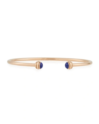 Piaget 18k Rose Gold Possession Open Lapis Bangle