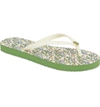 Tory Burch Thin Platform Printed Sandals In New Ivory