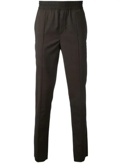 Neil Barrett Casual Tailored Trousers In Brown