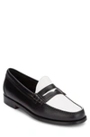 G.h. Bass & Co. 'larson - Weejuns' Penny Loafer In Black/ White