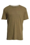Rag & Bone Standard Issue Slubbed Cotton T-shirt In Army