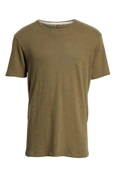 Rag & Bone Standard Issue Slubbed Cotton T-shirt In Army
