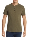 Rag & Bone Standard Issue Henley In Army