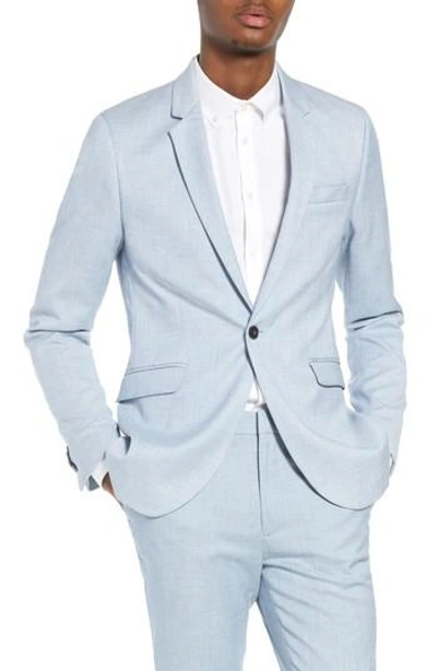 Topman Classic Fit Suit Jacket In Stone