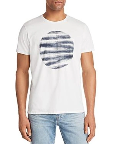 Vestige Ripped Circle Graphic Tee In White