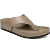 Vince Women's Padma Leather Thong Sandals In Warm Taupe