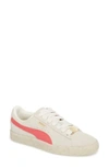 Puma 'suede Classic' Sneaker In Marshmallow/ Paradise Pink