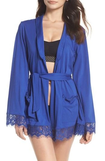 Free People Sweetest Thing Robe In Blue