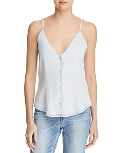 Dl 1961 Thompson Street Chambray Top In Bleach