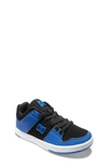 Dc Shoes Kids' Cure B Low Top Sneaker In Blue/ Black