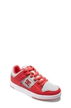 Dc Shoes Kids' Cure B Low Top Sneaker In Red/ Grey