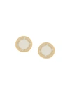 Marc Jacobs Logo Earrings In Neutrals