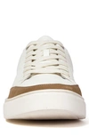 Deer Stags Montie Classic Comfort Sneaker In White/ Taupe/ Green