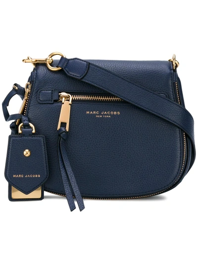 Marc Jacobs Recruit Saddle Crossbody Bag In Blue