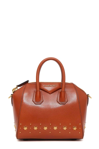 Givenchy Antigona Mini Handbag In Beige