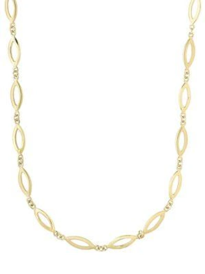 Saks Fifth Avenue 14k Yellow Gold Cut-out Loop Necklace