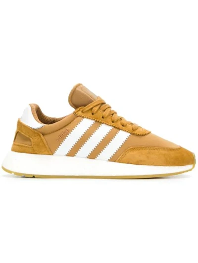 Adidas Originals I-5923 Suede-trimmed Neoprene Sneakers - Yellow In Brown