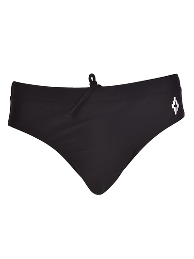 Marcelo Burlon County Of Milan Cross Swim Briefs In Black/white