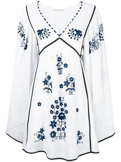 Vita Kin Embroidered Bohemian Style Dress In White