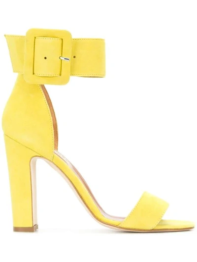 Paris Texas Buckled Sandals In Yellow