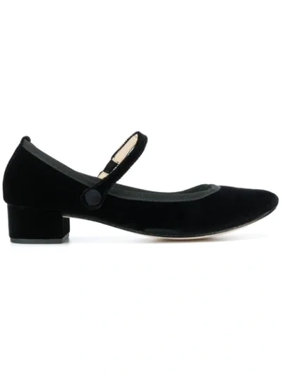 Repetto Low Heel Ballerina Shoes In Black