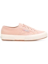 Superga Low Top Flatform Sneakers In Pink & Purple