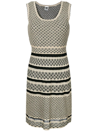 M Missoni Metallic Fitted Knit Dress