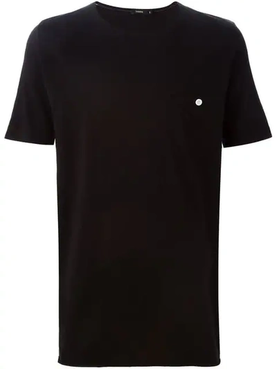 Bassike Patch Pocket T-shirt In Black