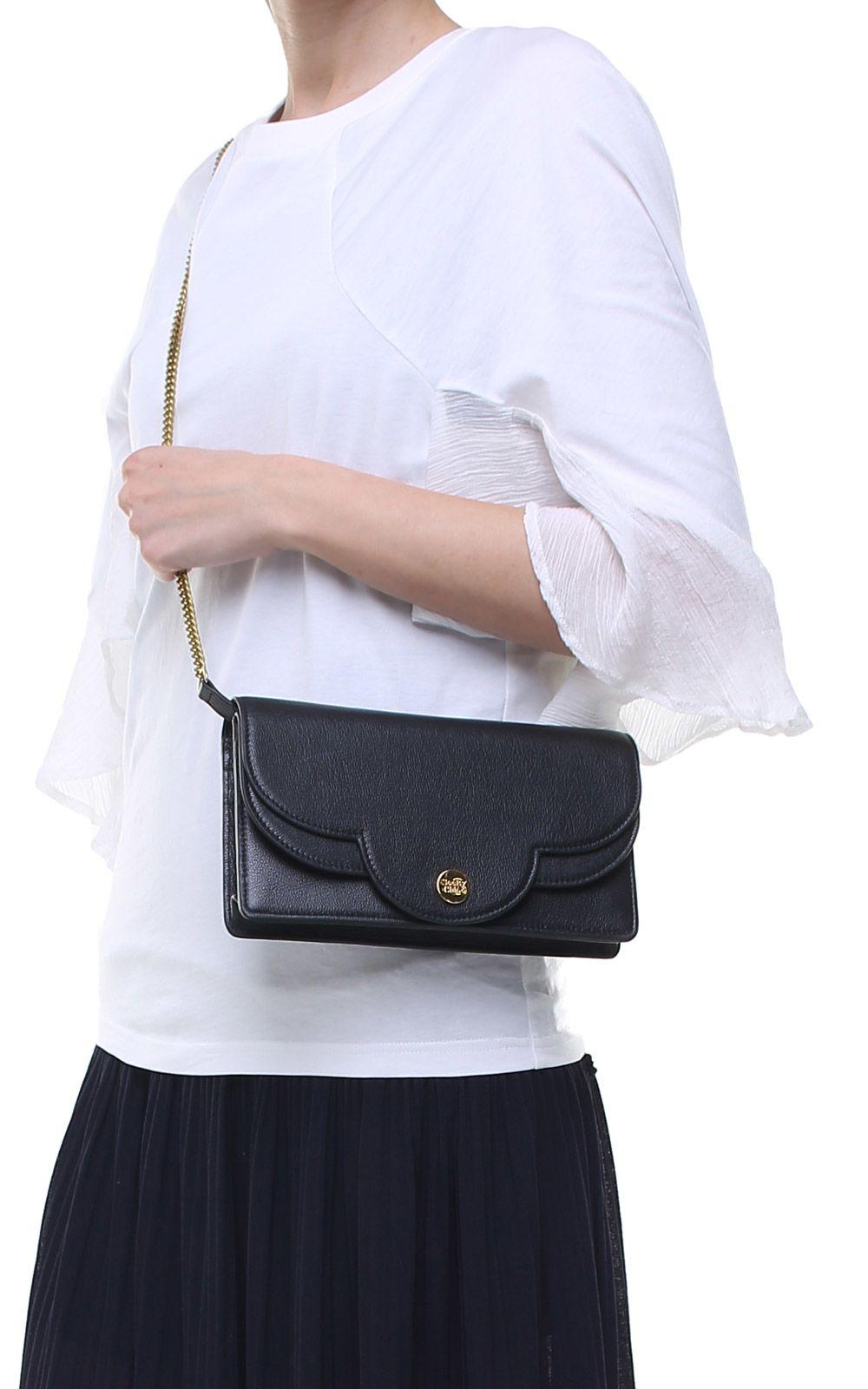 see by chloe textured leather shoulder bag