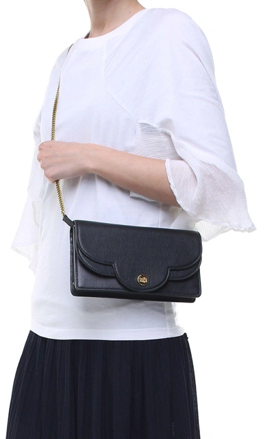 See By Chloé Mini Polina Textured-leather Shoulder Bag In Nero