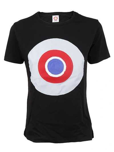 Circled Be Different Bullseye T-shirt In Black