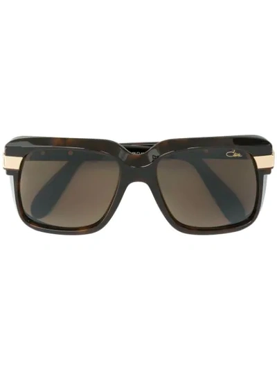 Cazal Oversize Square Sunglasses In Brown