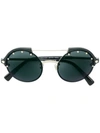 Versace Eyewear Round Shaped Sunglasses - Black