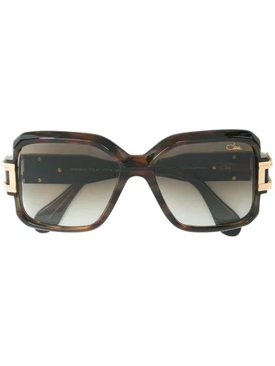 Cazal Oversize Sunglasses In Brown