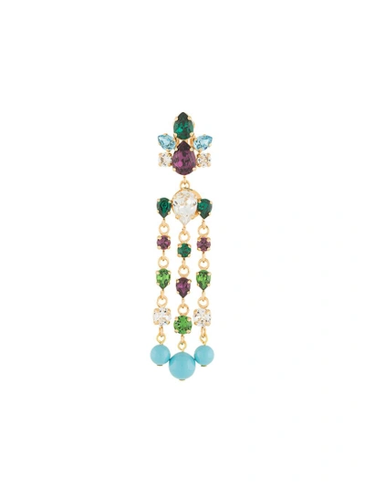 Melissa Kandiyotti Maharadjah Earring In Metallic