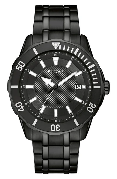 Bulova Bracelet Watch, 43mm In Black
