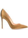 Gianvito Rossi Pointed Stiletto Pumps In Metallic