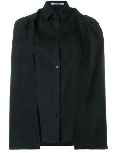 Chalayan Layered Shirt In Black